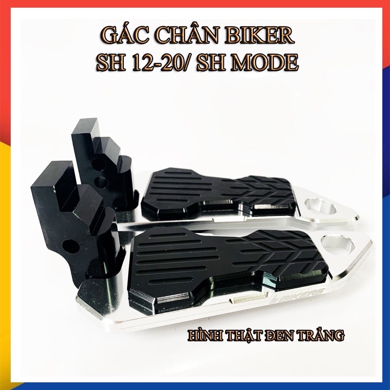 Gác chân sau biker Sh more 2012-2021 nhôm cnc cực sịn