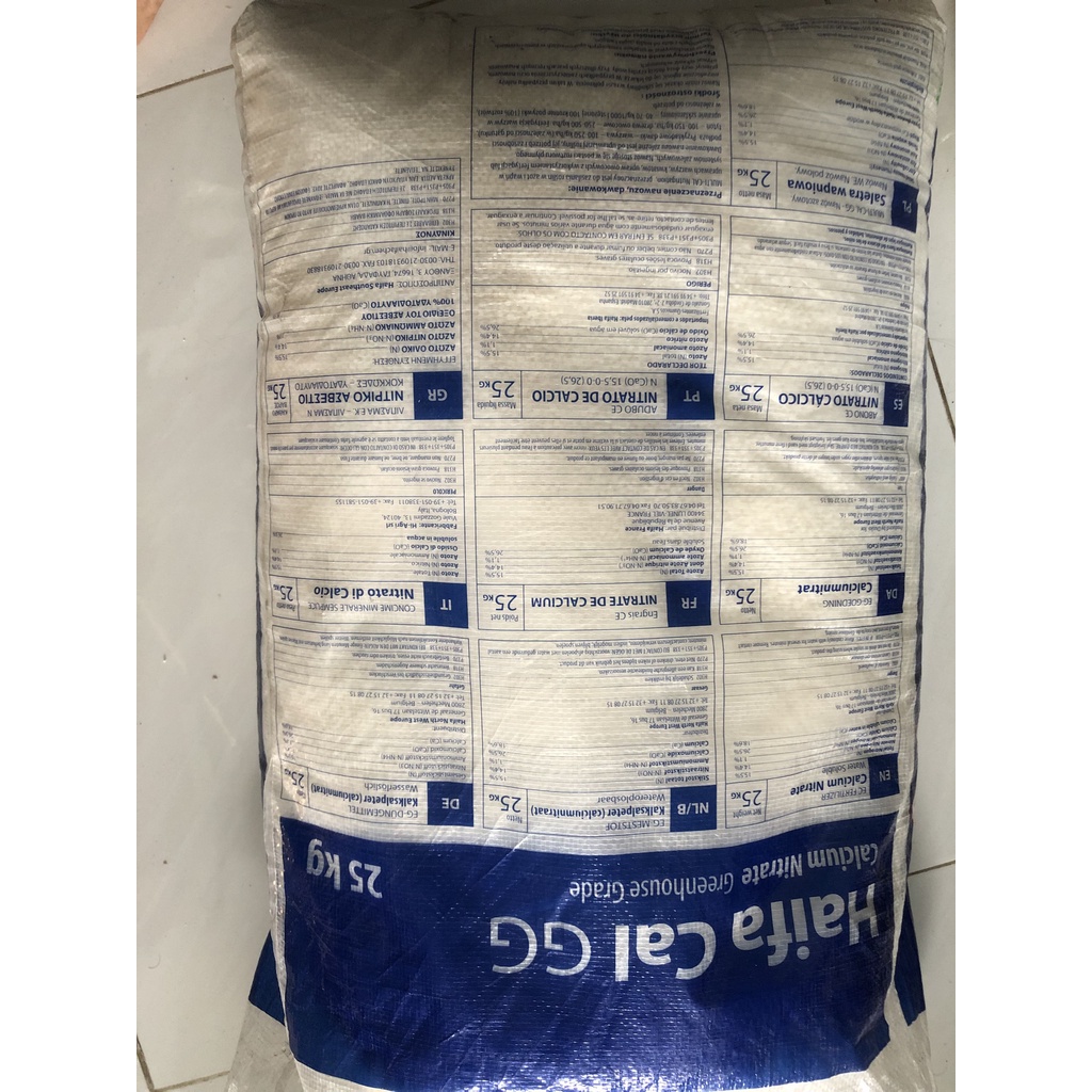 CHÍNH HÃNG : 1KG CANXI NITRAT – CA(NO3)2.4H2O - ISRAEL. Phân bón ISRAEL Haifa-Cal (Canxi Nitrat) Gói 100g BỔ SUNG CANXI