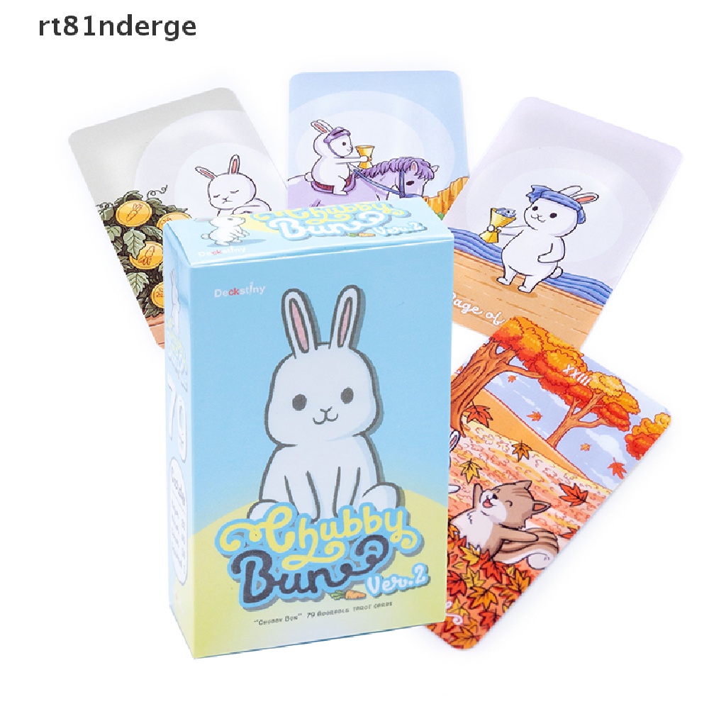 Bộ Thẻ Bài Tarot Hình Thỏ Chubby Bun