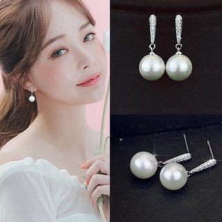 Bông tai, khuyên tai bạc ý S925 hàn quốc đính đá,ngọc sang chảnh