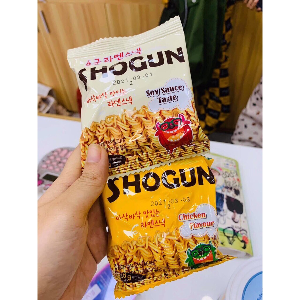 Snack Mỳ Shogun Ăn Liền Vị Truyền Thố ng Hộp 540g (30 Gói x 18g/gói)