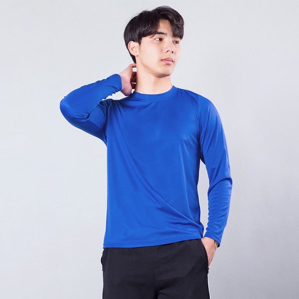 Áo thun nam, áo giữ nhiệt nam thể thao co giãn 4 chiều dài tay chất liệu thun lạnh co dãn 4 chiều co dãn thấm hút mồ hôi