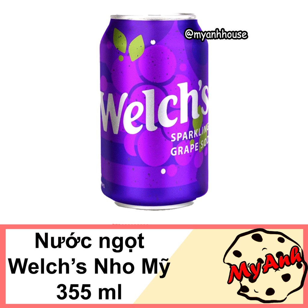 NƯỚC NGỌT NHO WELCH'S MỸ 355ML