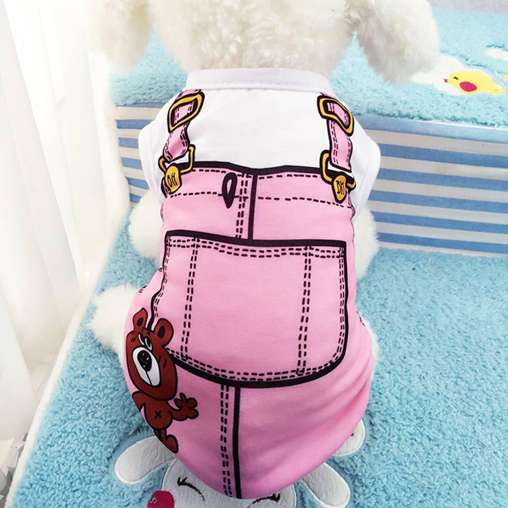 Áo Thun Sát Nách Vải Cotton Thời Trang Xuân Hè 2019 Cho Thú Cưng