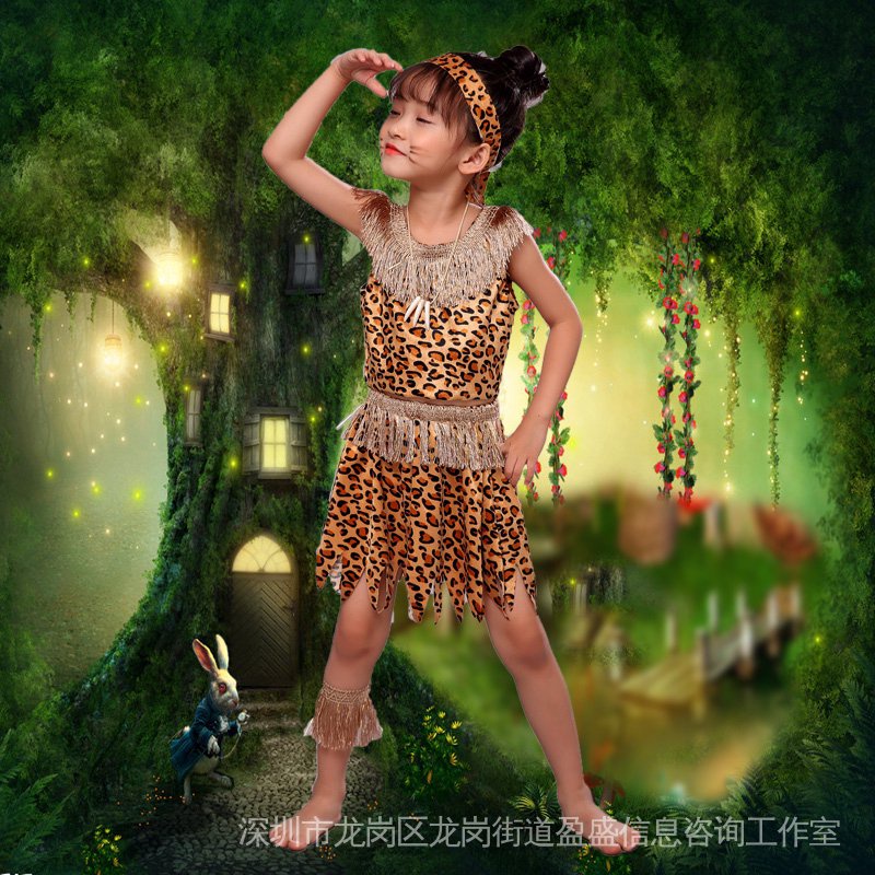 Trang Phục Hóa Trang Thợ Săn Ấn Độ Phong Cách Mới Cho Bé