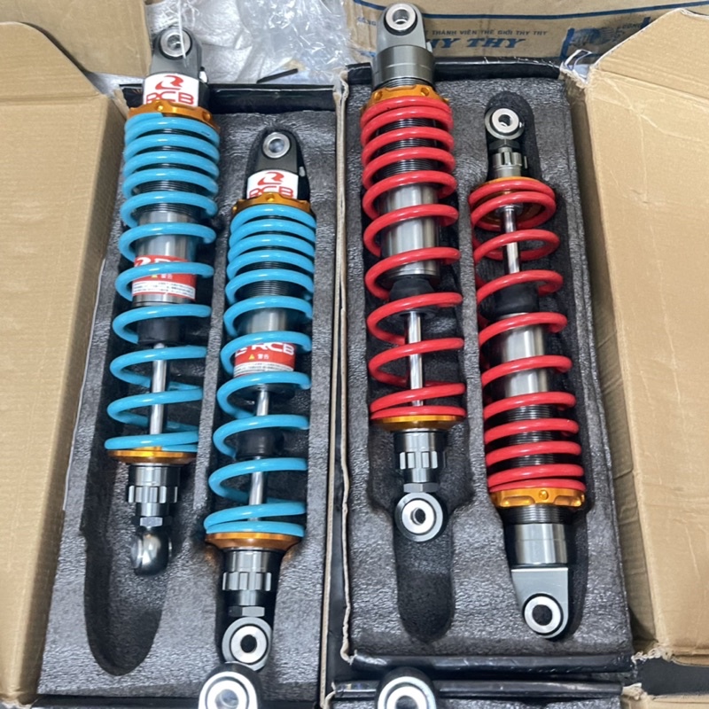 Phuộc RCB gắn xe dream wave sirius taurus max cub chaly elegant cafe axelo future