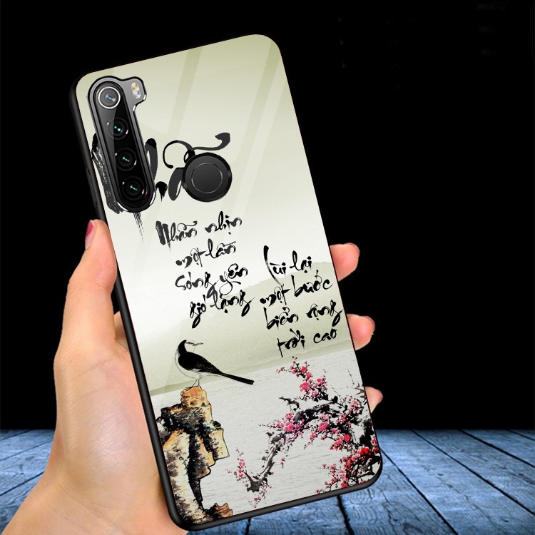 Ốp Lưng Kính 3D XIAOMI REDMI NOTE 8 Ốp lưng thế hệ mới cao cấp