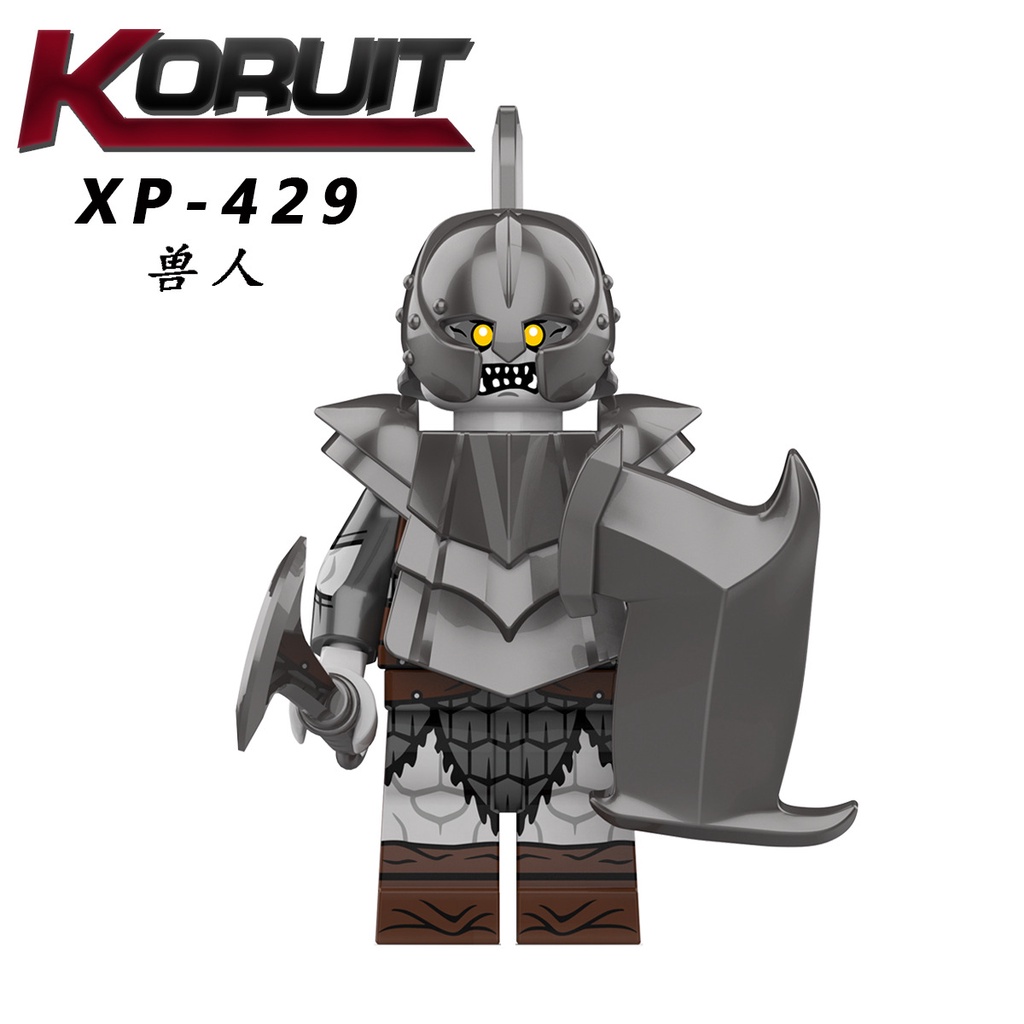COMBO 8 Minifigures Đồ Chơi Lắp Ráp Các Mẫu Nhân Vật Quỷ ORC Trong Phim Chúa Tể Những Chiếc Nhẫn KT1056