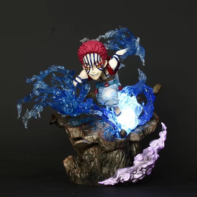 Mô Hình Nhân Vật Chibi Tomioka Giyu, Hashibira Inosuke, Rengoku Kyojuro, Agatsuma Zenitsu, Akaza- Anime Kimetsu No Yaiba