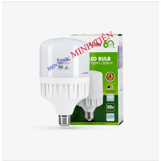 Bóng LED trụ, Bóng đèn LED BULB Trụ 30W, 20W, 12W Rạng Đông