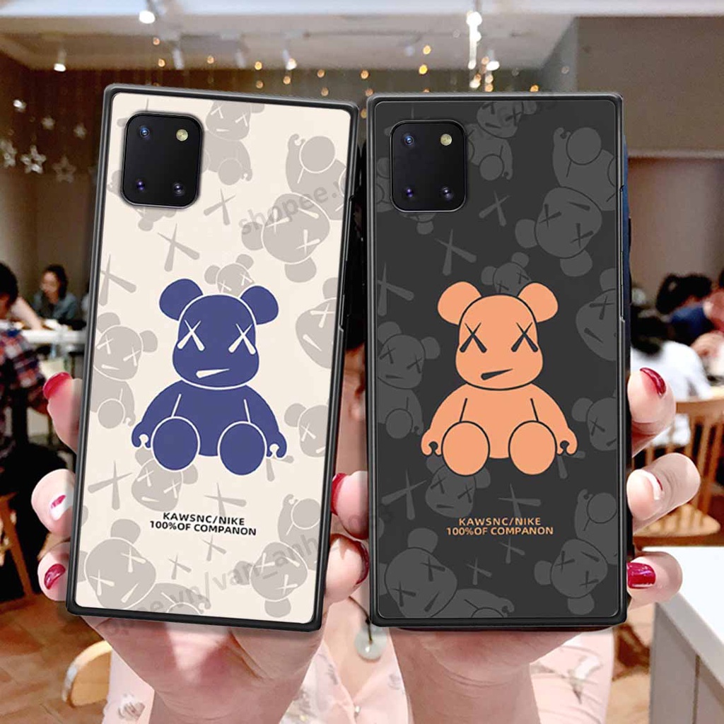 Ốp lưng Samsung Note 10 Lite hình Robot Bear, Kawsnc bảo vệ điện thoại