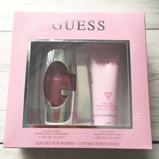 Set nước hoa nữ gồm Guess Woman EDP Vaporisateur (75ml) và dưỡng thể (100ml) - USA