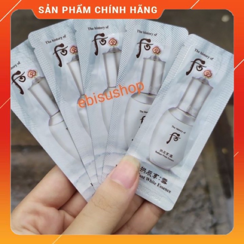 10 gói Tinh chất dưỡng trắng da Whoo Gongjinhyang Whoo Radiant Whitening Essence 1ml x10