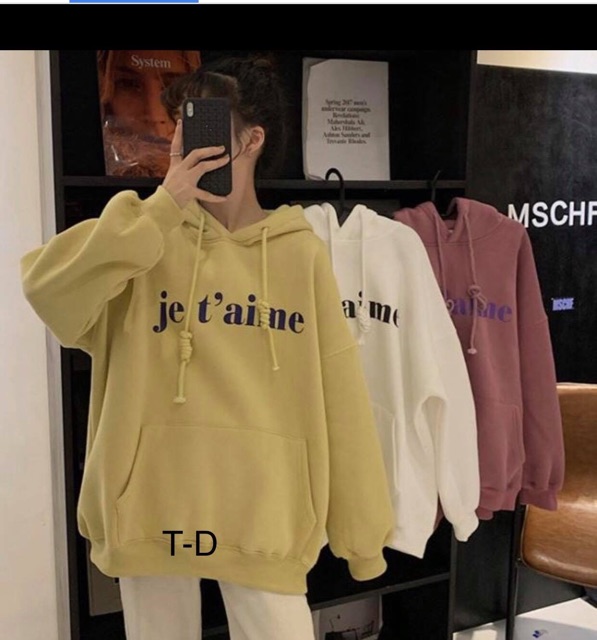 Áo hoodie Jet chữ ngực TDU1119