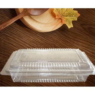 BỘ 100 HỘP NHỰA ĐỰNG BÁNH SU KEM 13.5 X 9CM , CAO 4CM-H30