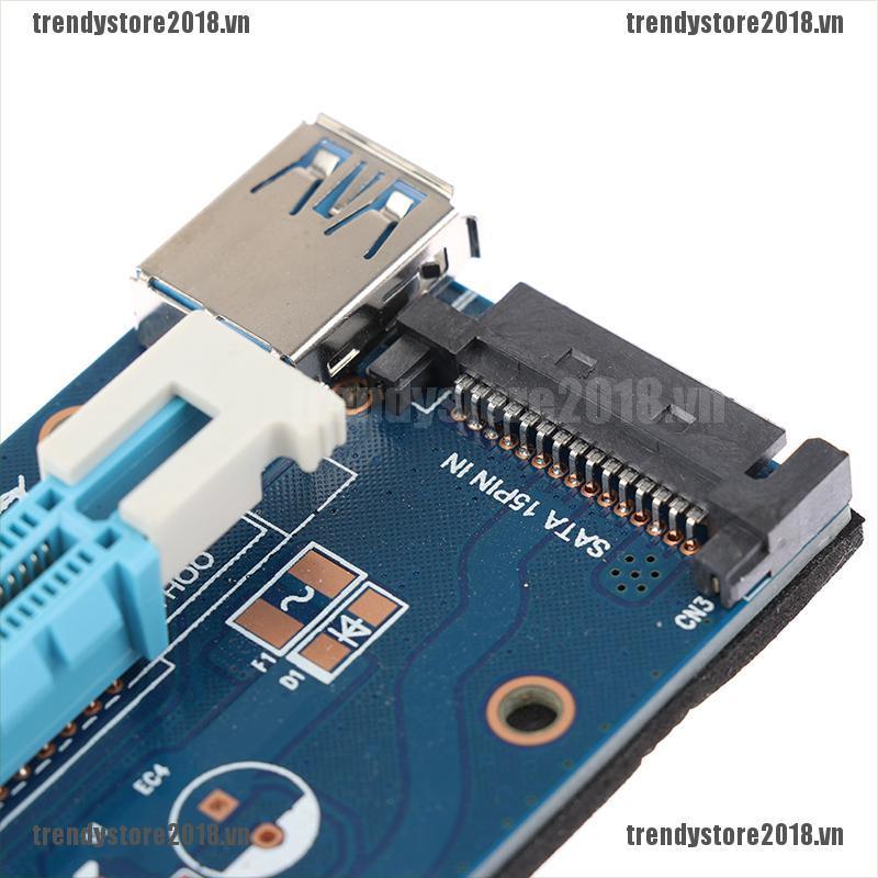 Card Mở Rộng H1111Z Ngff M.2 Slot Sang Usb3.0 Pci-E Riser Card M2 | BigBuy360 - bigbuy360.vn