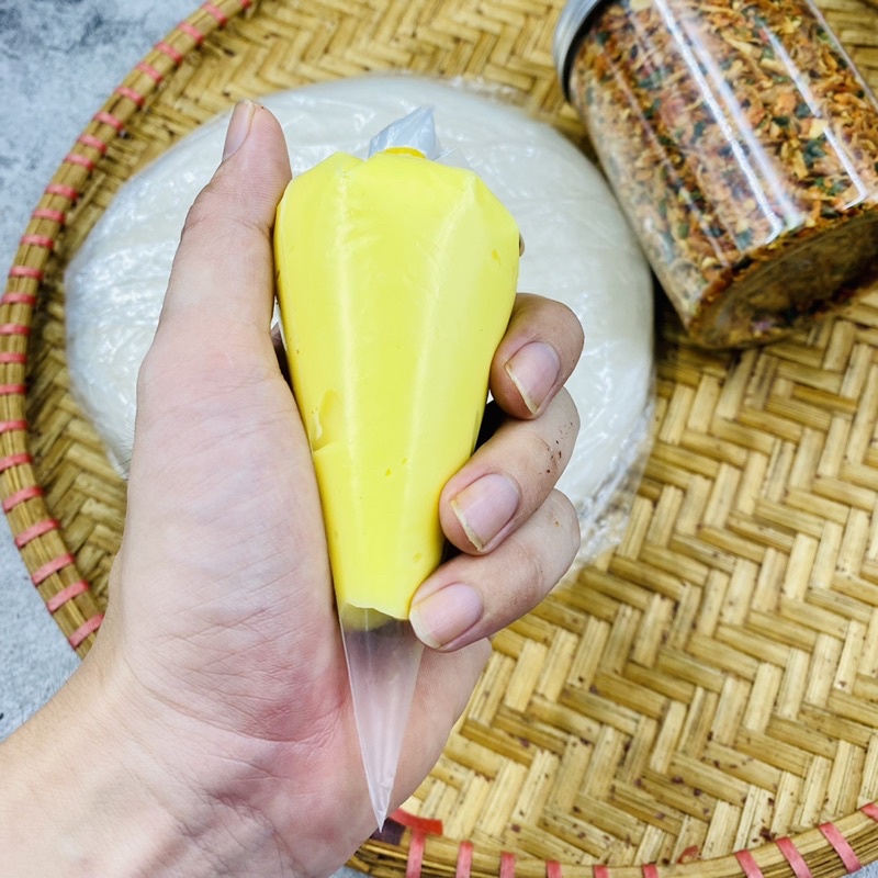 Combo Bánh Tráng Phơi Sương  500g + 250g  Muối Tôm Hành Phi(tặng túi bơ)