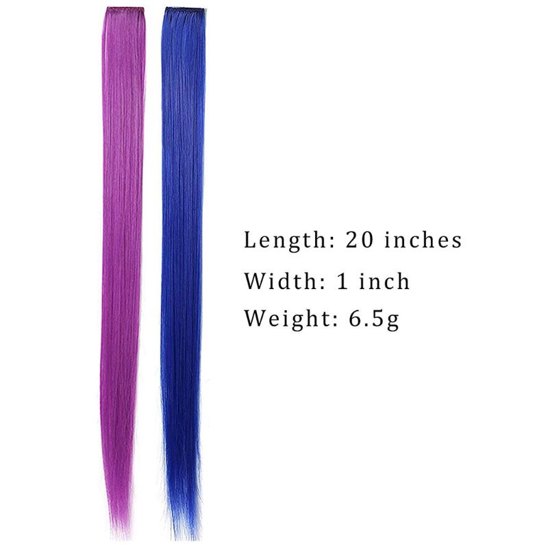 Bộ 9 Kẹp Tóc Màu Sắc Cầu Vồng Xinh Xắn Cho Búp Bê