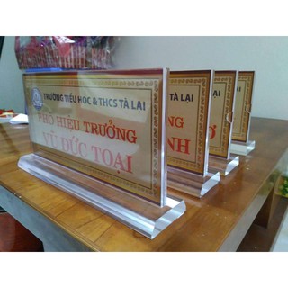 BIỂN CHỨC DANH MICA ĐỂ BÀN