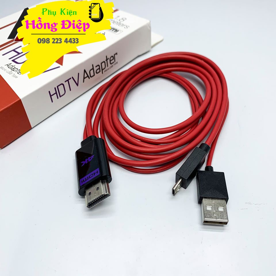 Cáp HDMI Cho Iphone và Android (MHL HDMI TO Lightning , Micro Usb)