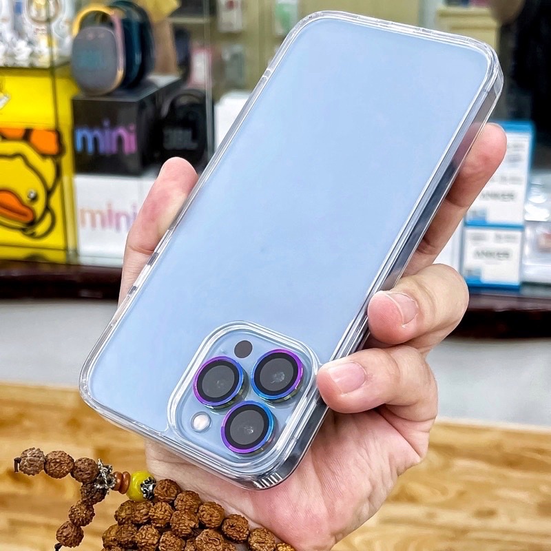 Ốp lưng Benk trong chống va đập viền silicon dẻo cho iP 13 Pro max/13 Pro/ip 1