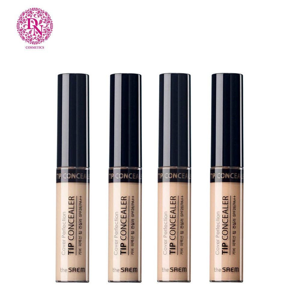 Kem che khuyết điểm The Saem Cover Perfection Tip Concealer SPF28 PA++ 6.5g | BigBuy360 - bigbuy360.vn