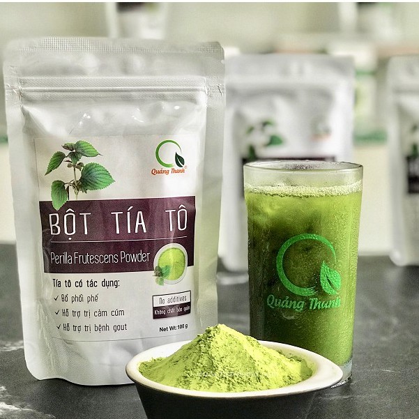 [Mã 267FMCGSALE giảm 8% đơn 500K] Bột Tía Tô Nguyên Chất Sấy Lạnh Quảng Thanh 100g - Giảm đau Gout, giải cảm giảm ho | BigBuy360 - bigbuy360.vn
