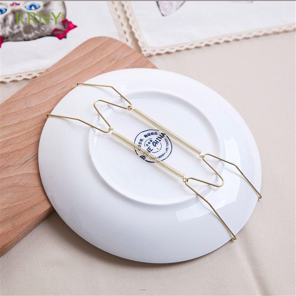 Móc treo dĩa gắn tường thiết kế lò xo ẩn dùng trang trí nhà