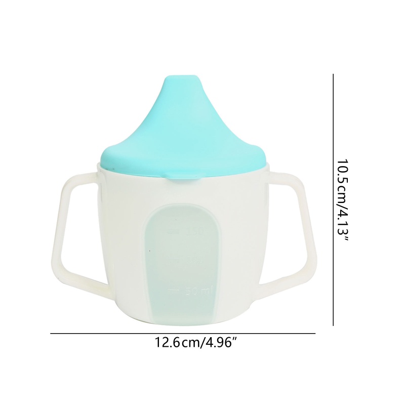 Bình Uống Nước Bằng Silicone Có Tay Cầm Và Ống Hút Dành Cho Bé Sơ Sinh