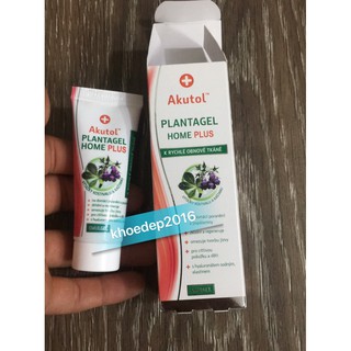 Akutol Plantagel Home Plus - Dạng Gel 20g - Hỗ Trợ Phục Hồi Da