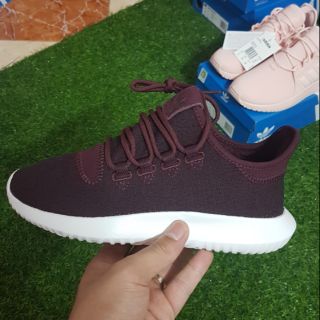 Giày nữ Adidas Tubular màu nâu đỏ