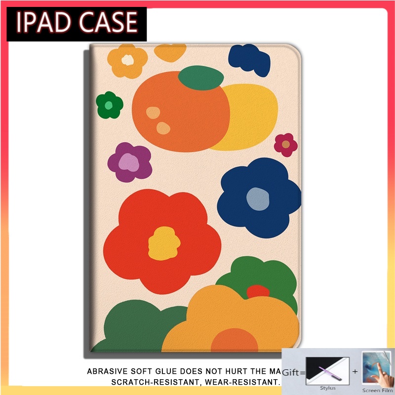 Ins Flower Mini 1 2 3 4 5 6 7 8 11 Th Gen Air4 Pro11 2021 IPad Cover with Pencil Holder Slot Air3 Air2 Air1 Pro9.7 Pro10.5 Apple Tablet IPad Case Air Mini 1st 2nd 5th 6th 7th 8th 11th Gen Generation IPad Casing 2017 2018 Pro 9.7 10.5 10.9 11 Inch 2020 2