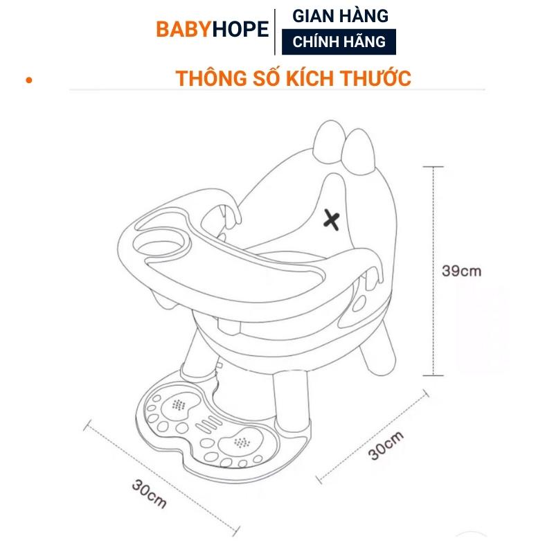 Ghế ăn dặm cao cấp cho bé 2in1 vừa là ghế ăn dặm,Sofa BABYHOPE