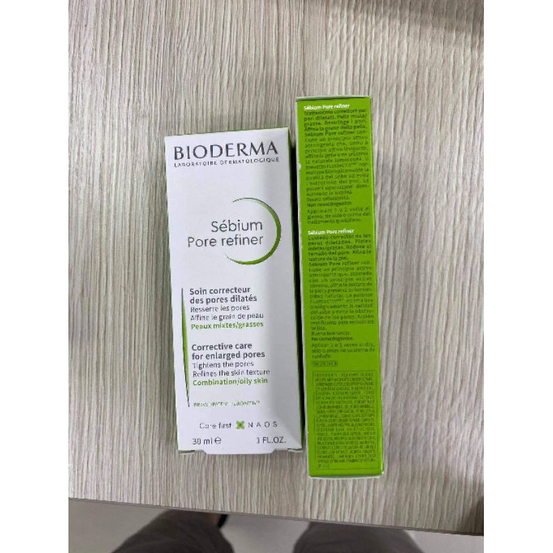 Kem dưỡng da bioderma Pore Refiner và Hydra 30ml hàng pháp có bill