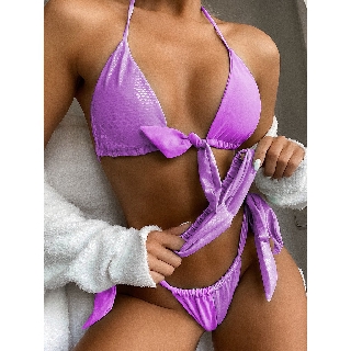 Bikini tam giác phối màu gợi cảm( kèm hình thật)
