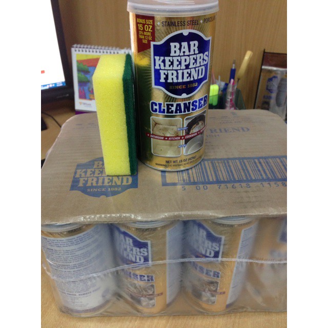 Bột Làm Sạch Đa Năng Malloca Bar Keepers Friend BKF 425G | Shopee Việt Nam