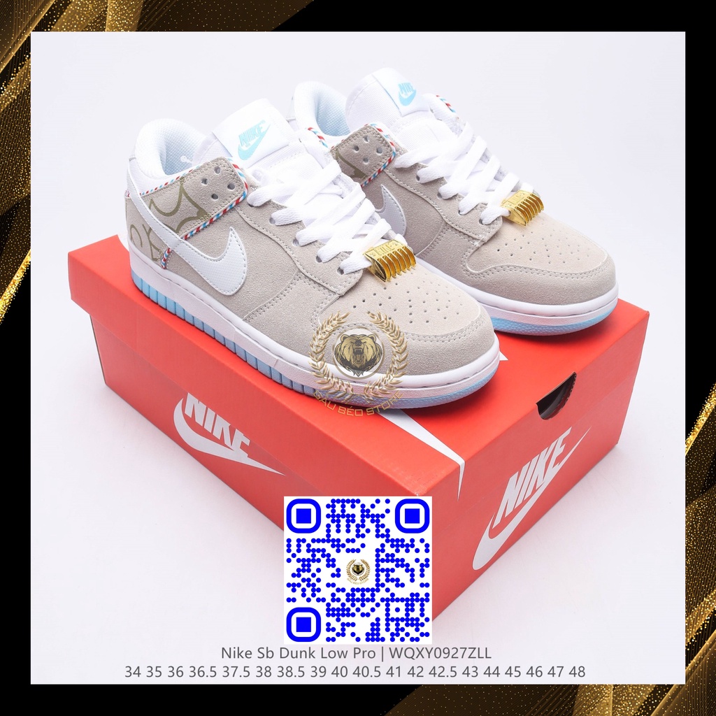 DH7614-500 Nhận Order Giày Theo Mẫu,Size Loại Best Quality Sneaker ***SB Dunk Low"Barber Shop Grey"