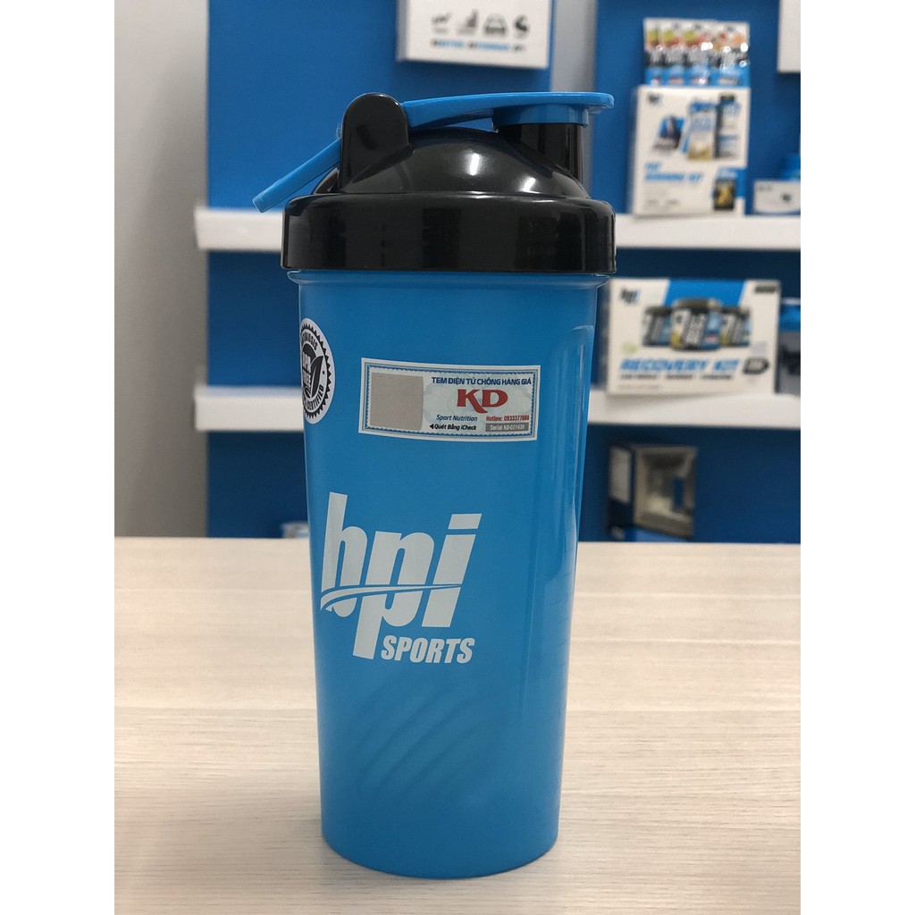 Bình Nước shaker 800ml Nhựa BPA Free Bpi Sports - An Toàn Cho Người Dùng