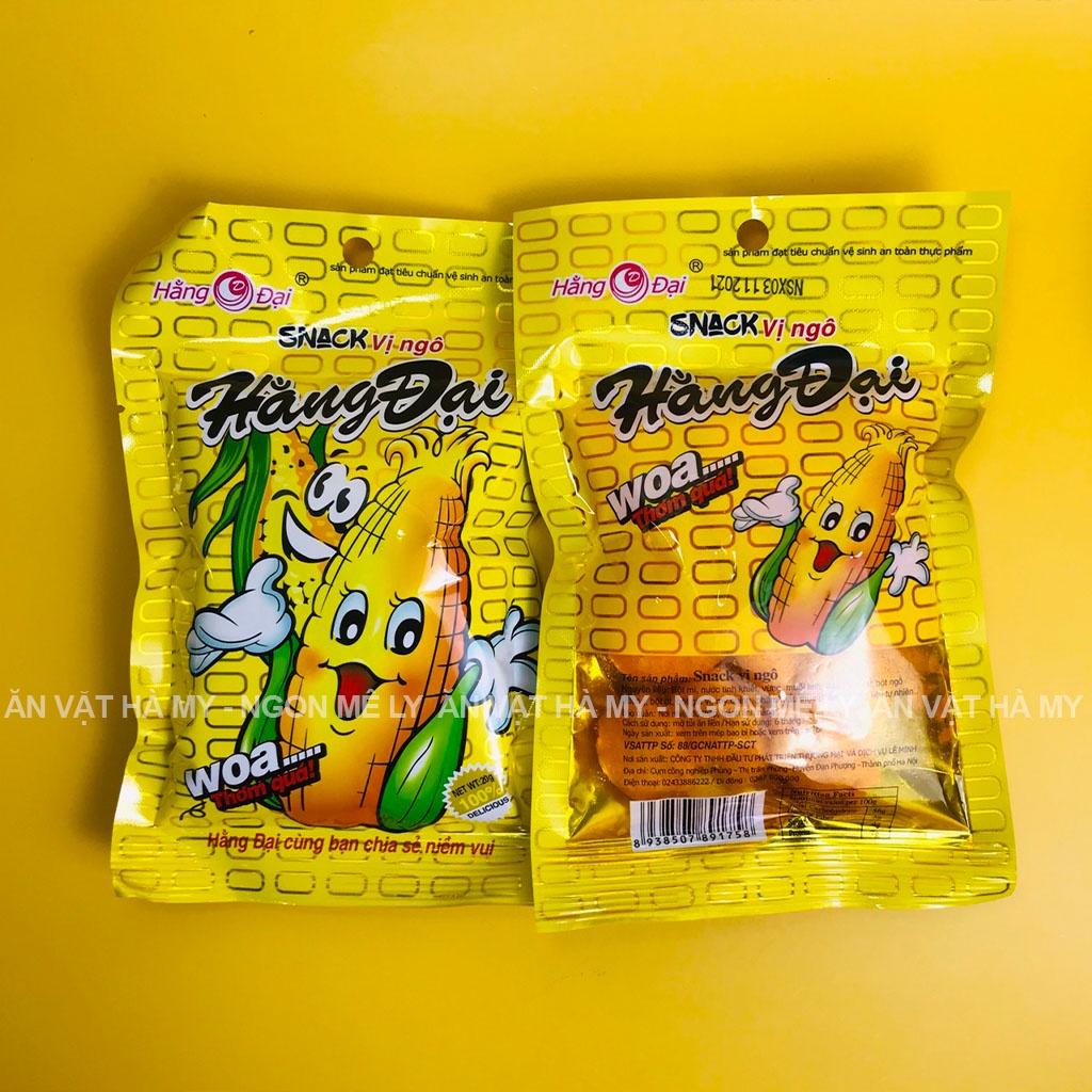 Snack Hằng Đại vị ngô đồ ăn vặt Hà My