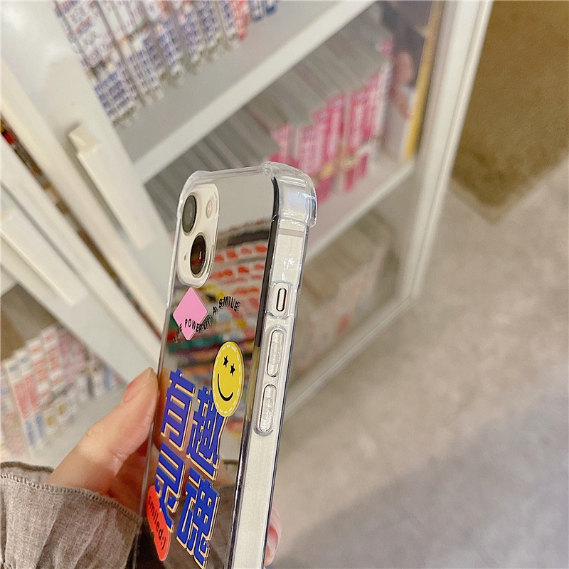 Ốp Điện Thoại Mặt Gương Phù Hợp Cho iphone 13Promax 12 xs/7/8/Pro/Max/Mini