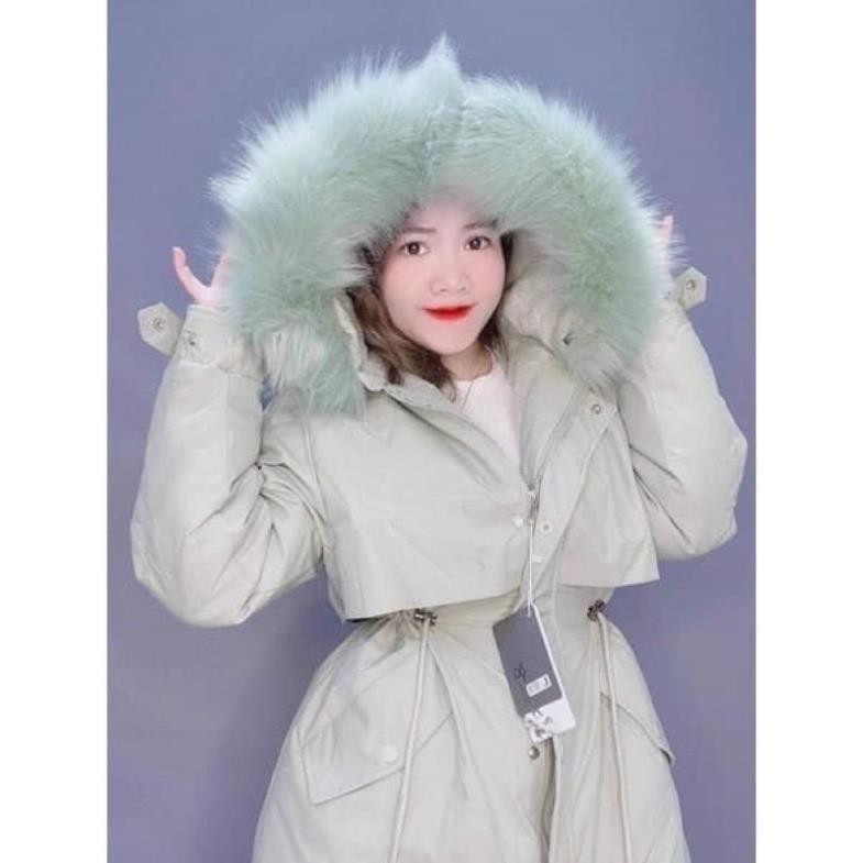 Áo Phao Parka Mã 818 Dây Rút Eo Lót Lông Dày Dặn Hàng Loại 1 Đủ Size | BigBuy360 - bigbuy360.vn