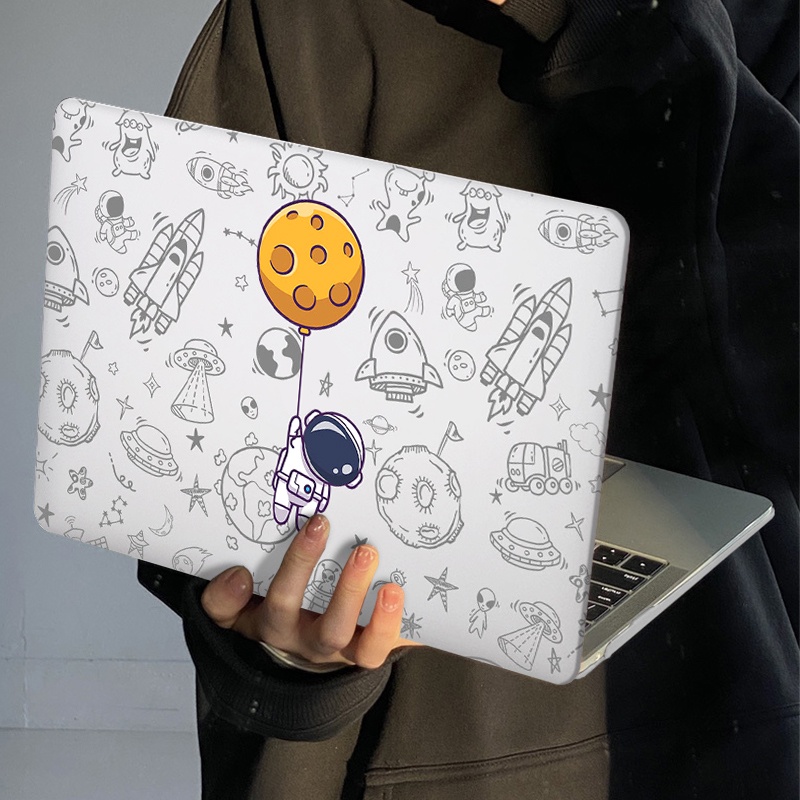 Ốp Máy Tính Bảng Hình Phi Hành Gia Cho 2022 macbook M2 Pro Air 13 inch A2338 A2681 2021 2020 Air M1 A2337 Retina 13 15 A1502 A1398 Pro 14 15 16