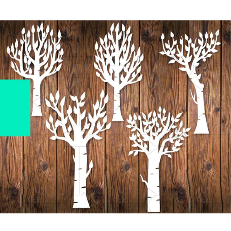 Khuôn cắt giấy kim loại hình cây sáng tạo