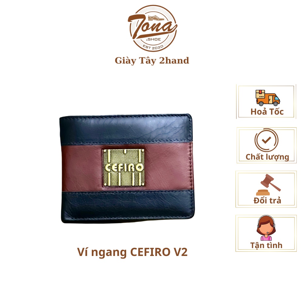 [Tonashoe] VÍ NAM CEFIRO - Dáng Ngang V2 - Mẫu Mới Năm 2022