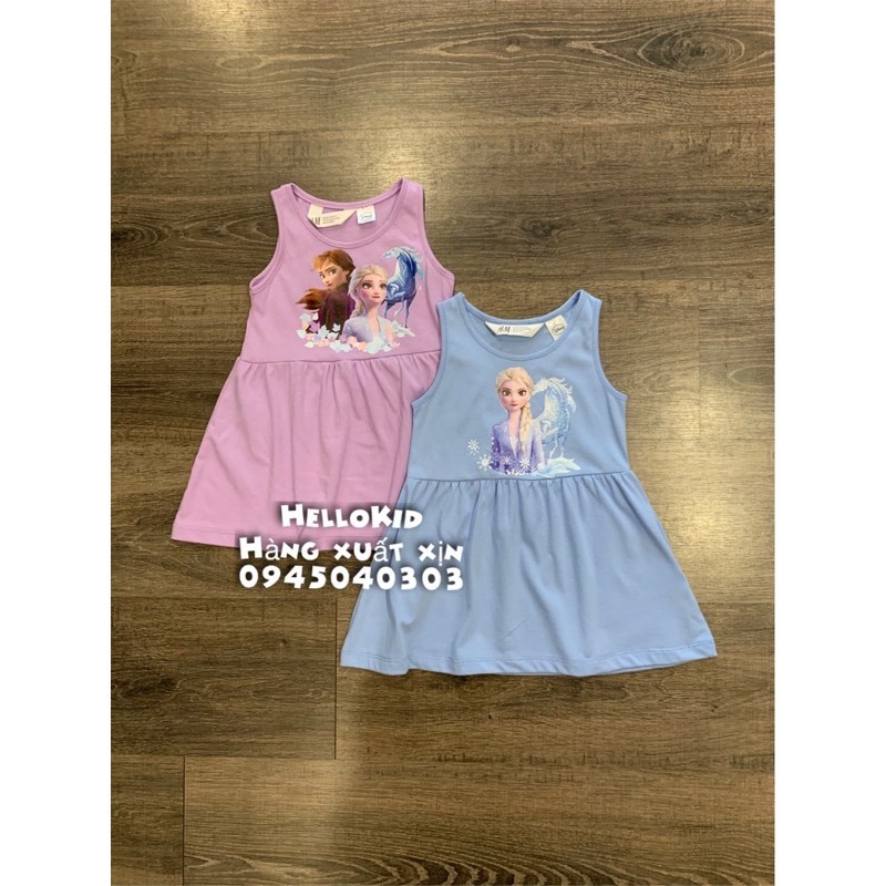 [Mã FAMAYFA2 giảm 10K đơn 50K] set 2 váy 3 lỗ cotton elsa