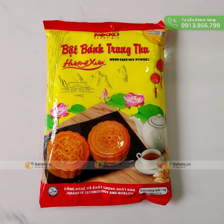 Bột vỏ bánh trung thu trộn sẵn Mikko 1kg