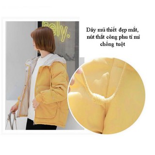Áo phao nữ có mũ ,Mẫu mới nhất 2019 Hàng quảng châu Oder