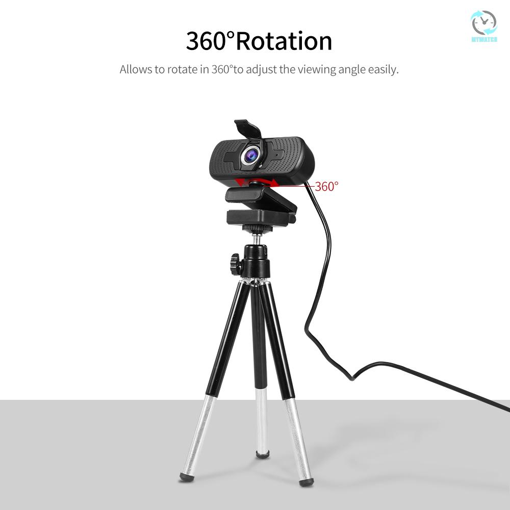 Webcam M 1080p Hd Cổng Usb Kèm Nắp Đậy Và Chân Đứng Cho Máy Tính Tv | BigBuy360 - bigbuy360.vn