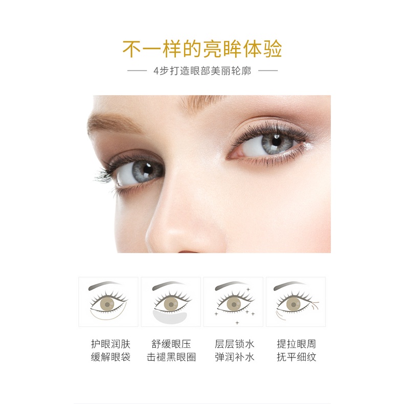 Mặt nạ Dưỡng mắt Bioaqua Mặt nạ Giảm thâm mắt Dưỡng ẩm mắt Luxuka MNB17