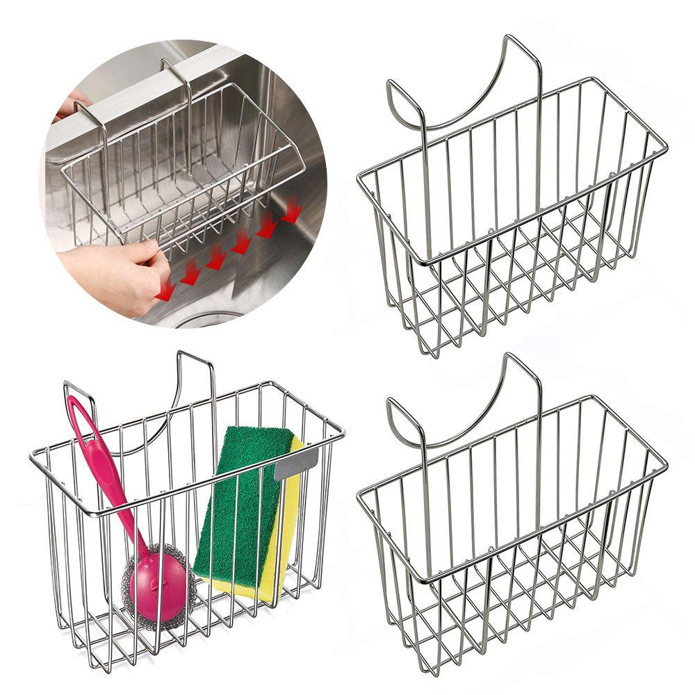 Rổ Đựng Đồ Dùng Bằng Inox Thân Thiện Với Môi Trường Tiện Dụng Cho Bồn Rửa Nhà Tắm